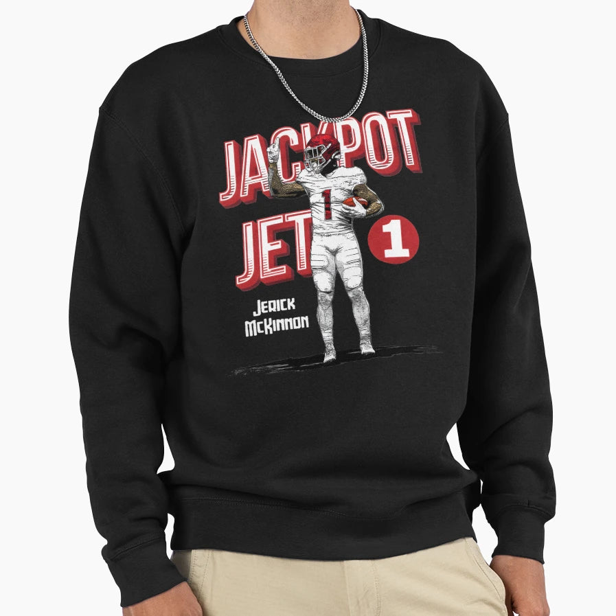 Jerick Mckinnon Sweatshirt - Custom Art Print for Adults - T-Shirt, Sweatshirt, Hoodie