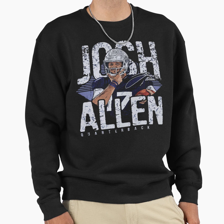 JA Quarterback Number 17 Buffalo Sweatshirt - Unique Graphic Men Women - T-Shirt, Sweatshirt, Hoodie