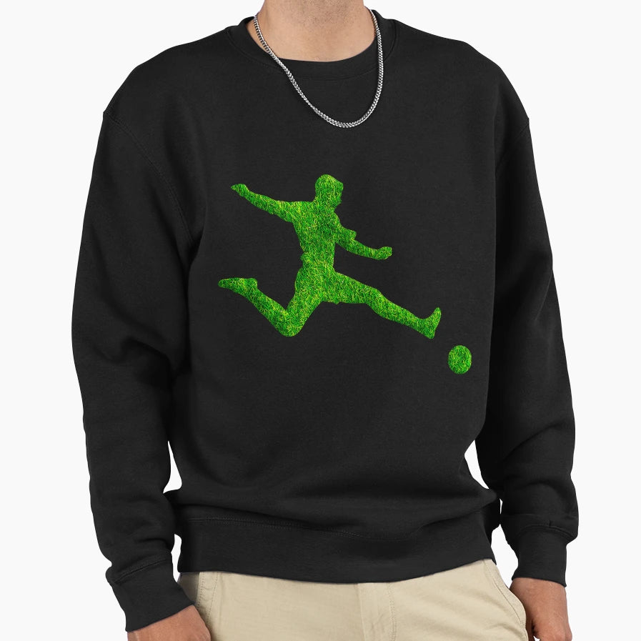Soccer Football Player Sweatshirt - Casual Everyday Wear Unisex - T-Shirt, Sweatshirt, Hoodie