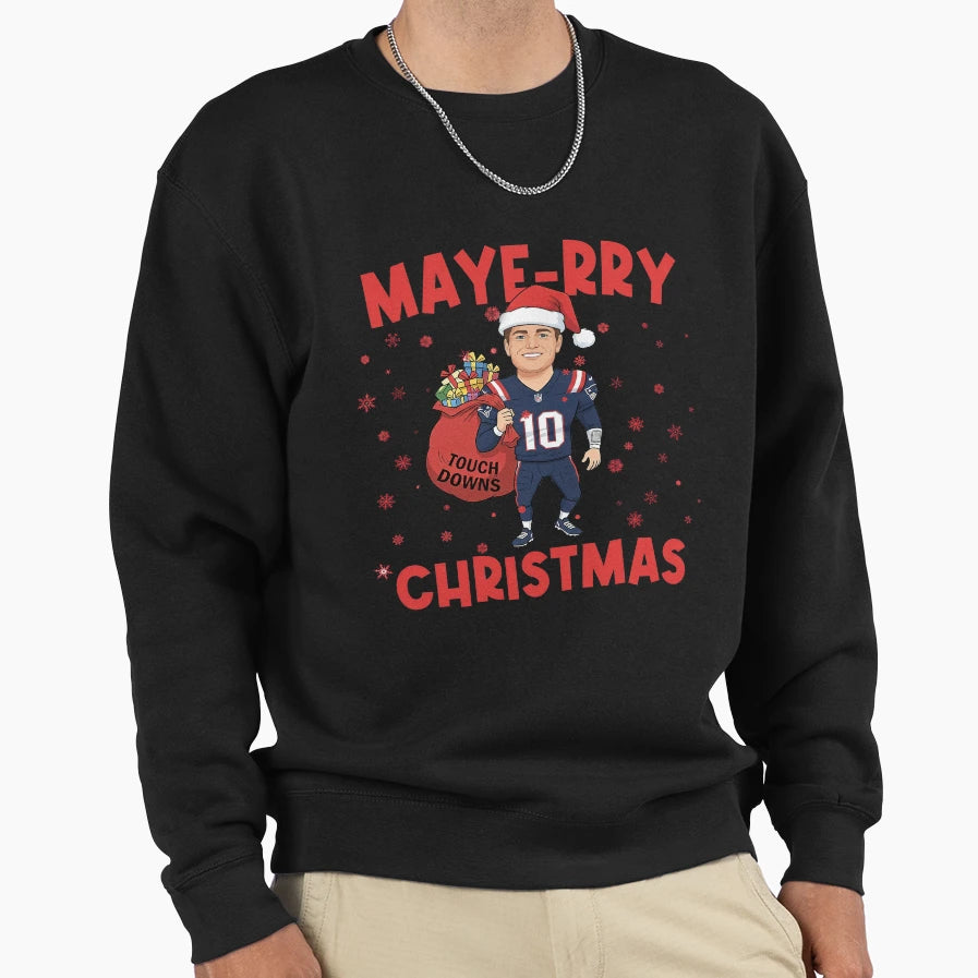 Drake Maye New England Maye Rry Sweatshirt - Trendy Graphic Men Women - T-Shirt, Sweatshirt, Hoodie