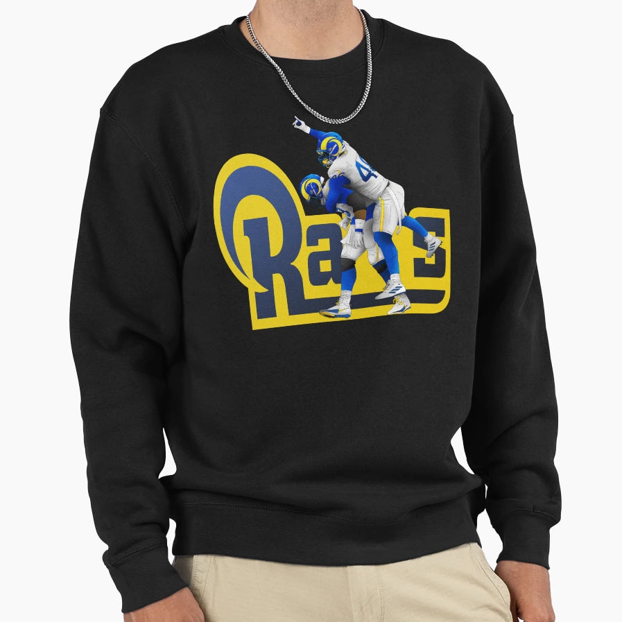 Rams Sweatshirt - Minimalist Print Unisex - T-Shirt, Sweatshirt, Hoodie