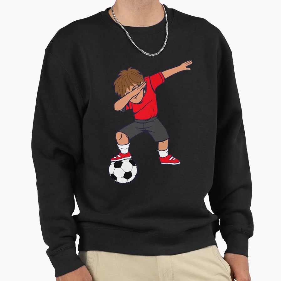 Soccer Player Dab Dabbing Soccer Gift Sweatshirt - Trendy Graphic Men Women - T-Shirt, Sweatshirt, Hoodie