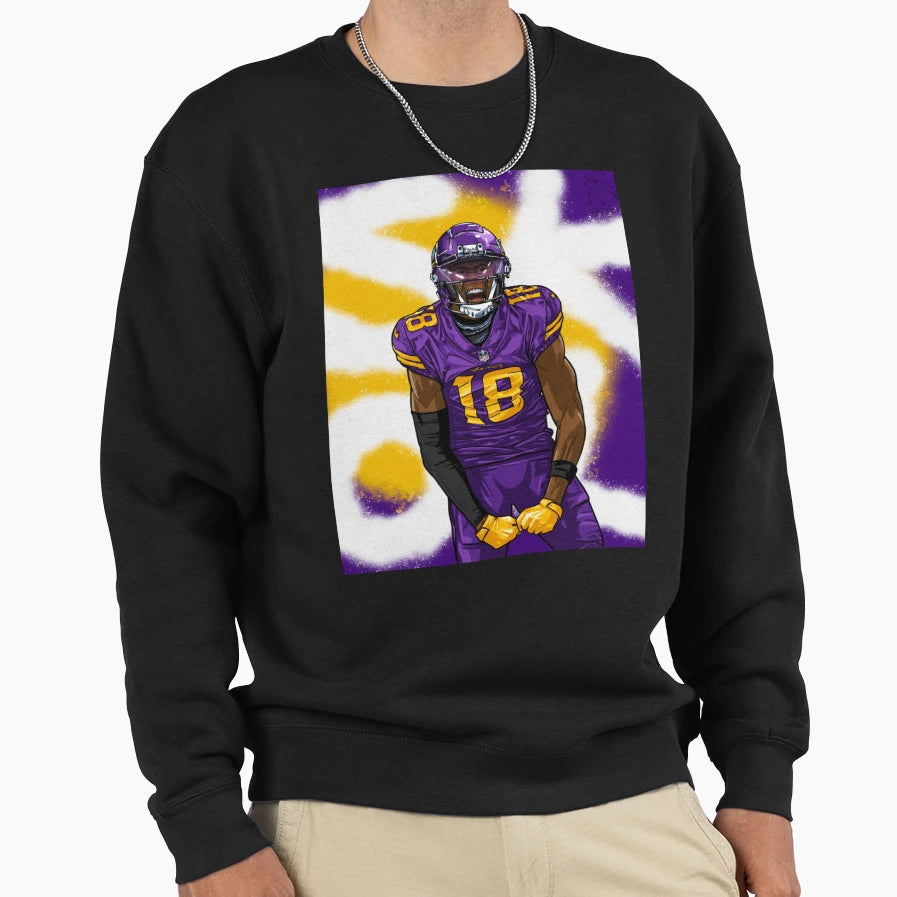 JJ Vikings Skol Sweatshirt - Minimalist Print Men Women - T-Shirt, Sweatshirt, Hoodie