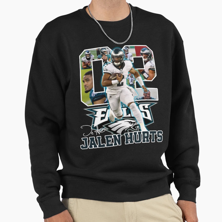 JH Football Signature 80S 90S Rap Sweatshirt - Aesthetic Graphic Unisex - T-Shirt, Sweatshirt, Hoodie