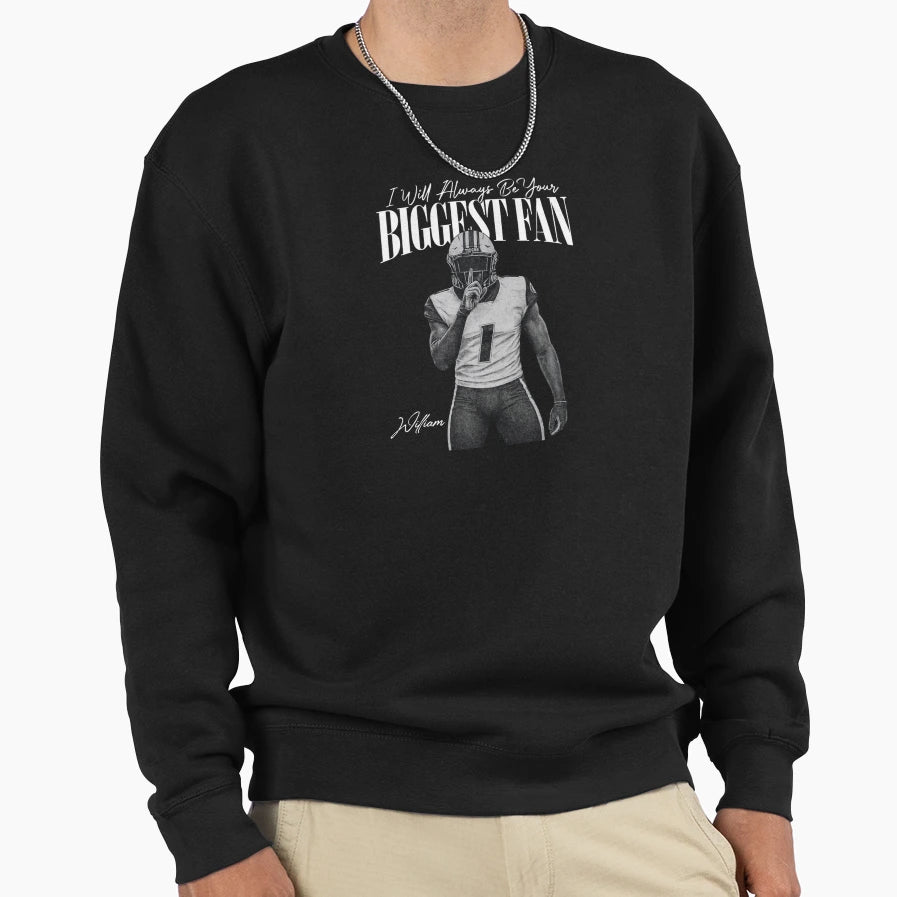 Custom Photo Sport Player Ill Always Sweatshirt - Aesthetic Graphic Unisex - T-Shirt, Sweatshirt, Hoodie