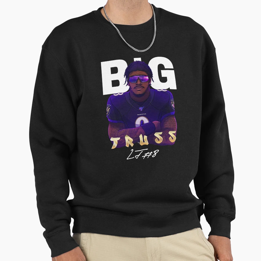 Denuitee Mark Ingram Bigr Ss Sweatshirt - Custom Art Print for Adults - T-Shirt, Sweatshirt, Hoodie