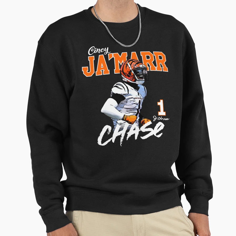 Jamarr Chase Sweatshirt - Fun Novelty Design Unisex - T-Shirt, Sweatshirt, Hoodie