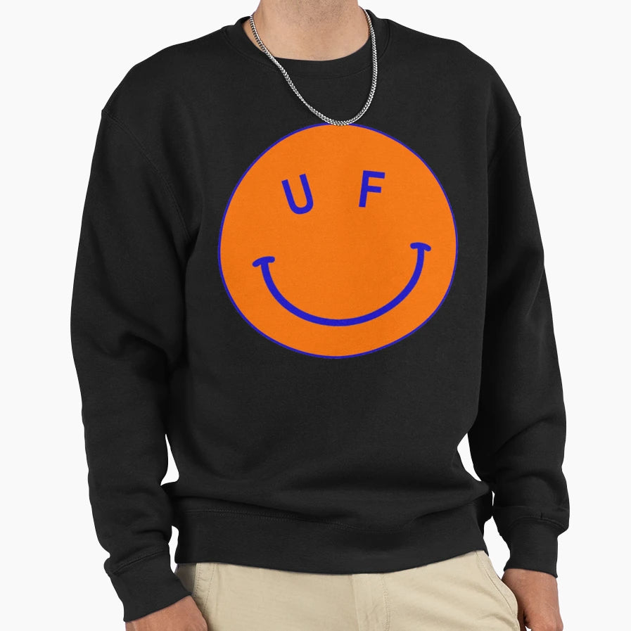 Uf Happy Sweatshirt - Fun Novelty Design for Adults - T-Shirt, Sweatshirt, Hoodie