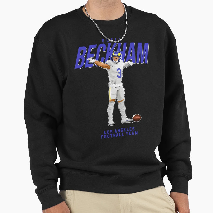 Odell Beckham Jr 3 Los Angeles Sweatshirt - Streetwear Style Men Women - T-Shirt, Sweatshirt, Hoodie