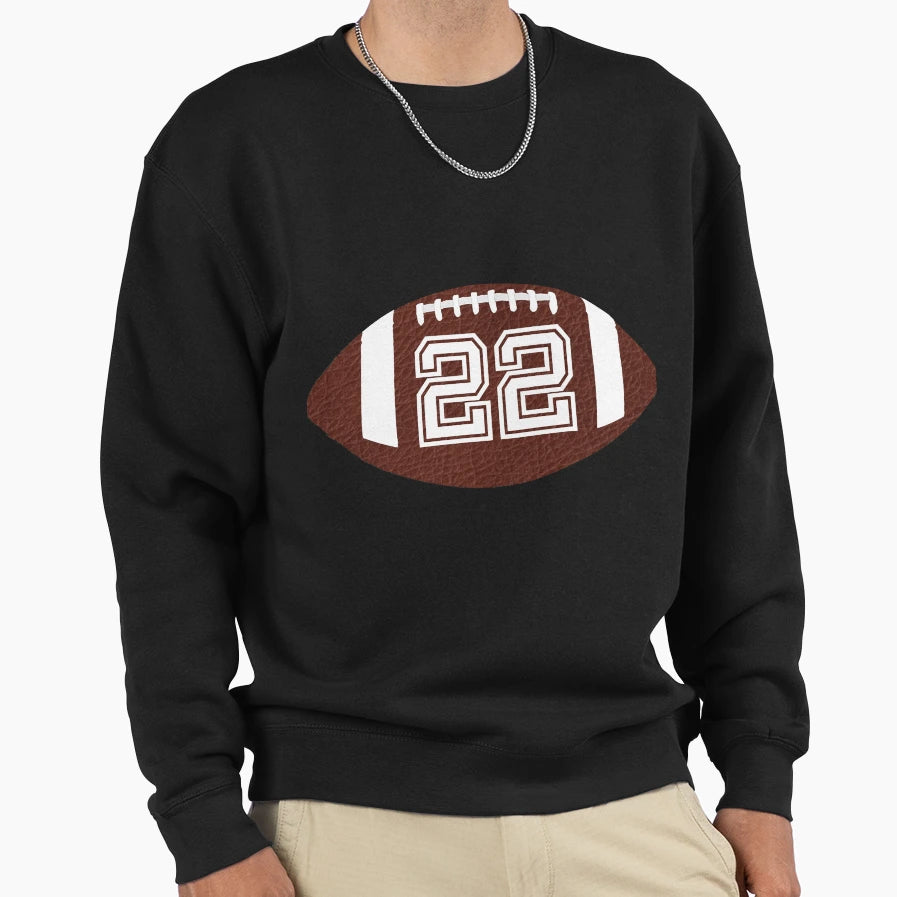 American Football Jersey No 22 T-Shirt - Novelty Apparel for Adults - T-Shirt, Sweatshirt, Hoodie