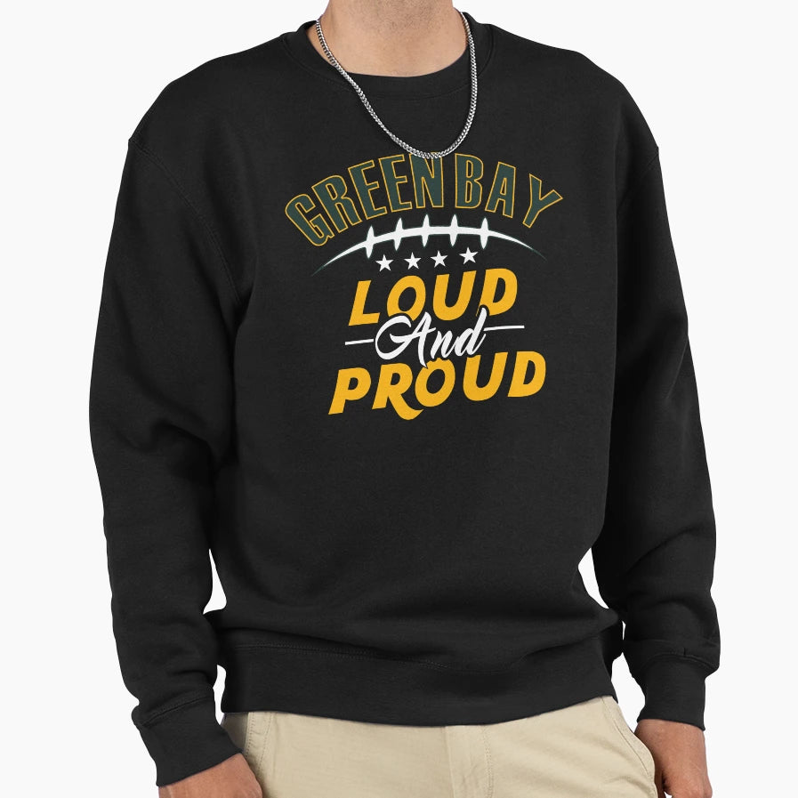 Green Bay Football Fan Sweatshirt - Fun Novelty Design Men Women - T-Shirt, Sweatshirt, Hoodie
