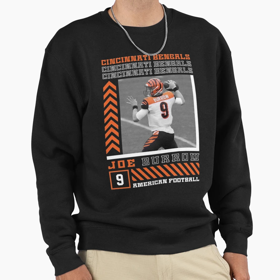 Player Sports Quarterback 14 Wide Sweatshirt - Novelty Apparel Unisex - T-Shirt, Sweatshirt, Hoodie