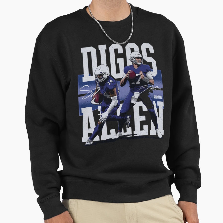 14 Player Quarterback Sports Sweatshirt - Custom Art Print Unisex - T-Shirt, Sweatshirt, Hoodie
