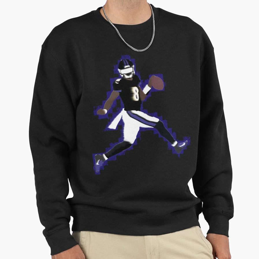 LJ Ravens Iphone Case Sweatshirt - Custom Art Print for Adults - T-Shirt, Sweatshirt, Hoodie