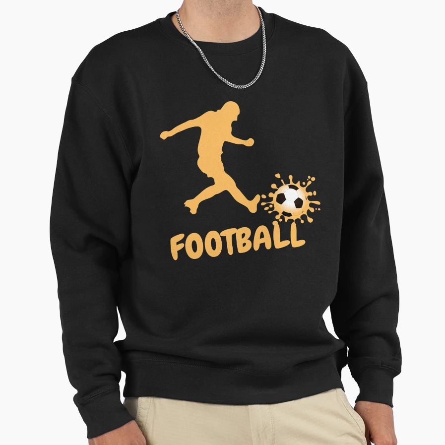 Football Player Sweatshirt - Unique Graphic Men Women - T-Shirt, Sweatshirt, Hoodie