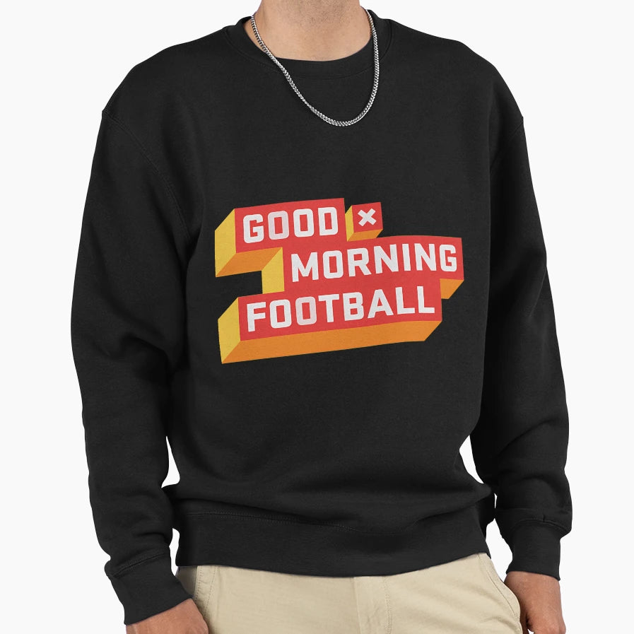 Angry Runs Good Morning Football Sweatshirt - Custom Art Print Unisex - T-Shirt, Sweatshirt, Hoodie