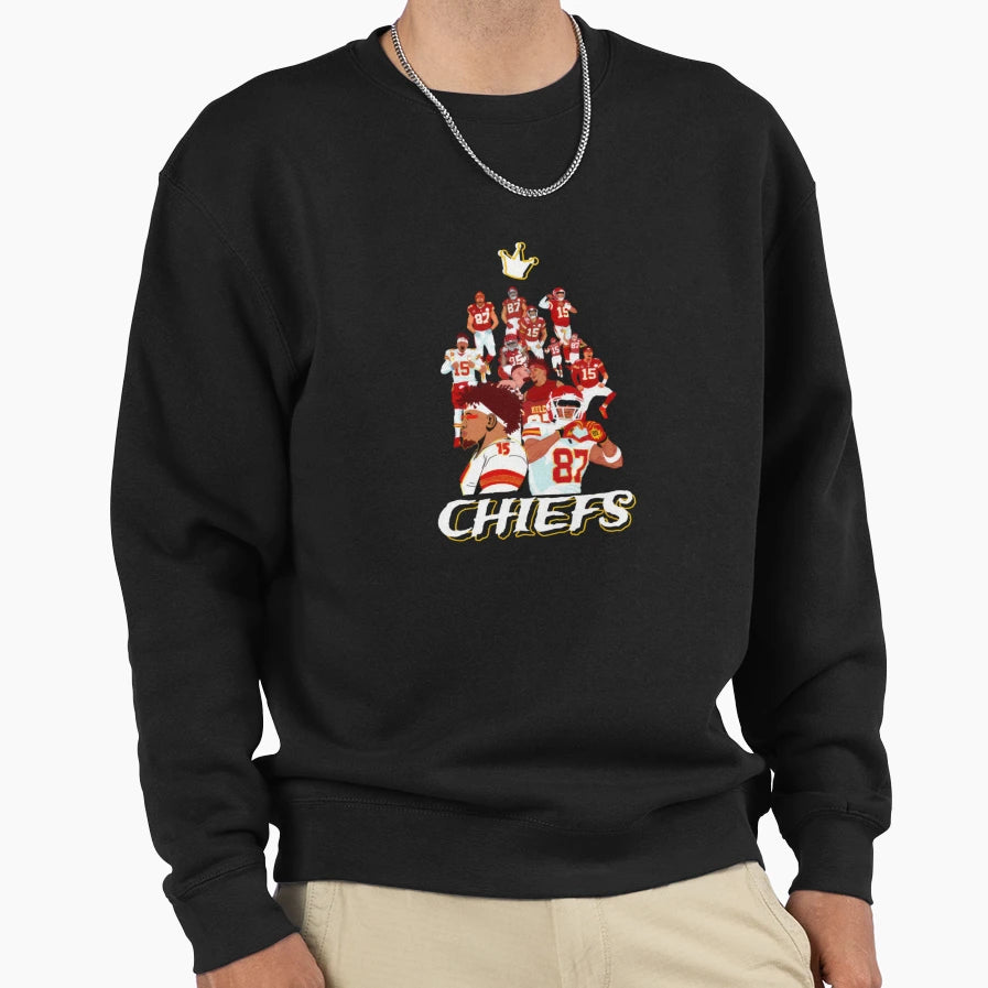 Kansas City Chiefs Sweatshirt - Aesthetic Graphic Men Women - T-Shirt, Sweatshirt, Hoodie