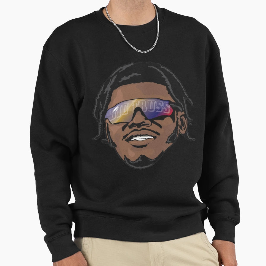 LJ Baltimore Ravens Big Truss Sweatshirt - Minimalist Print Men Women - T-Shirt, Sweatshirt, Hoodie