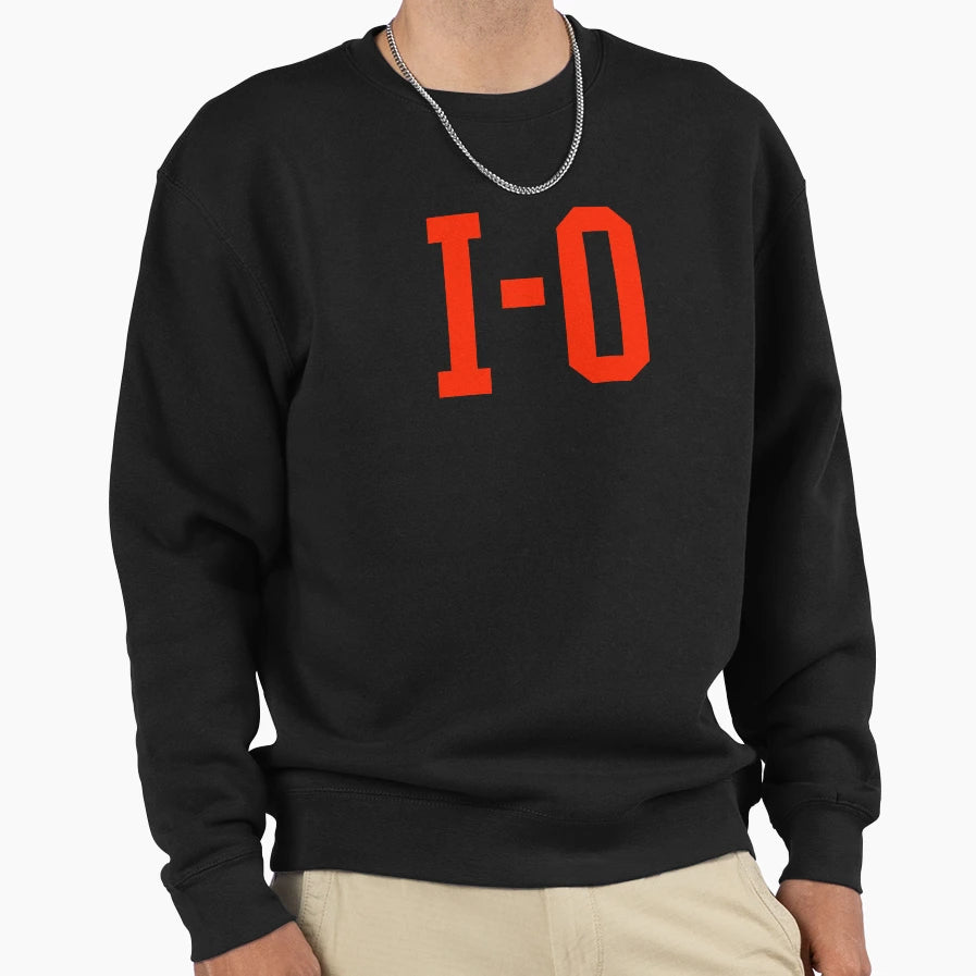Scarlet Half I O O H I O Ohio Sweatshirt - Fun Novelty Design Unisex - T-Shirt, Sweatshirt, Hoodie