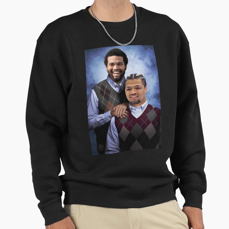 Stat Brothers Bears Step Brothers Sweatshirt - Minimalist Print Unisex - T-Shirt, Sweatshirt, Hoodie
