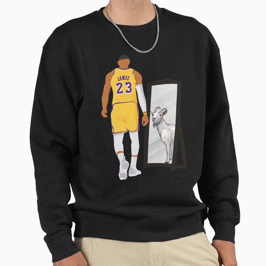 Lebron James Legoat Sweatshirt - Graphic Print for Adults - T-Shirt, Sweatshirt, Hoodie
