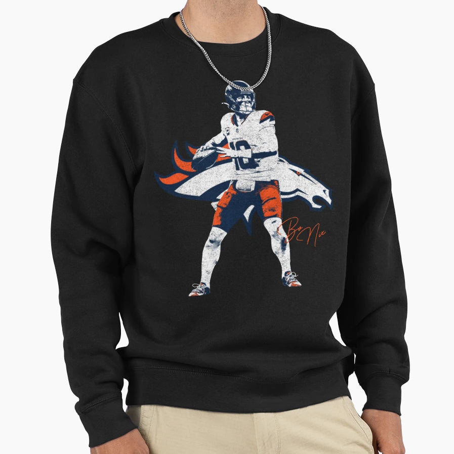 Bo Nix Variant Sweatshirt - Trendy Graphic for Adults - T-Shirt, Sweatshirt, Hoodie