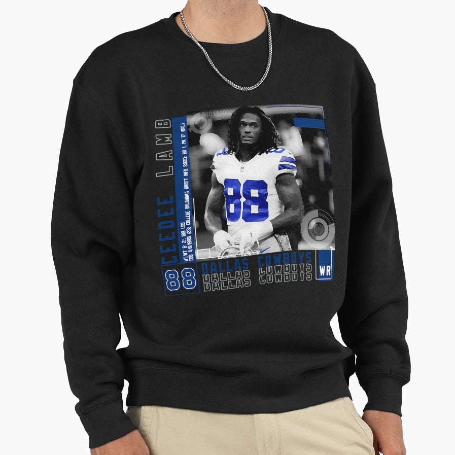 CL Football Edit Tapestries Cowboys Sweatshirt - Novelty Apparel for Adults - T-Shirt, Sweatshirt, Hoodie