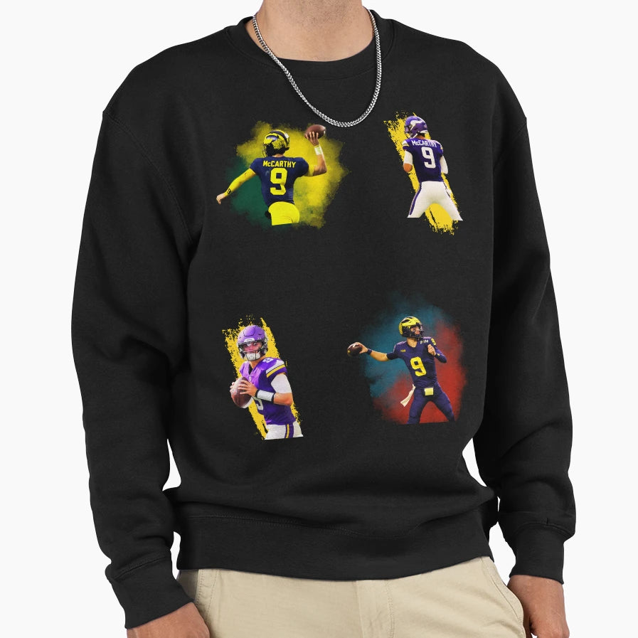 Jj Mccarthy Hd Set T-Shirt - Novelty Apparel Men Women - T-Shirt, Sweatshirt, Hoodie
