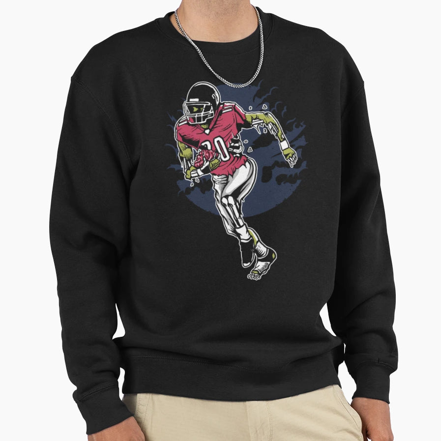 Zombie Football Great Football Fan Sweatshirt - Minimalist Print for Adults - T-Shirt, Sweatshirt, Hoodie