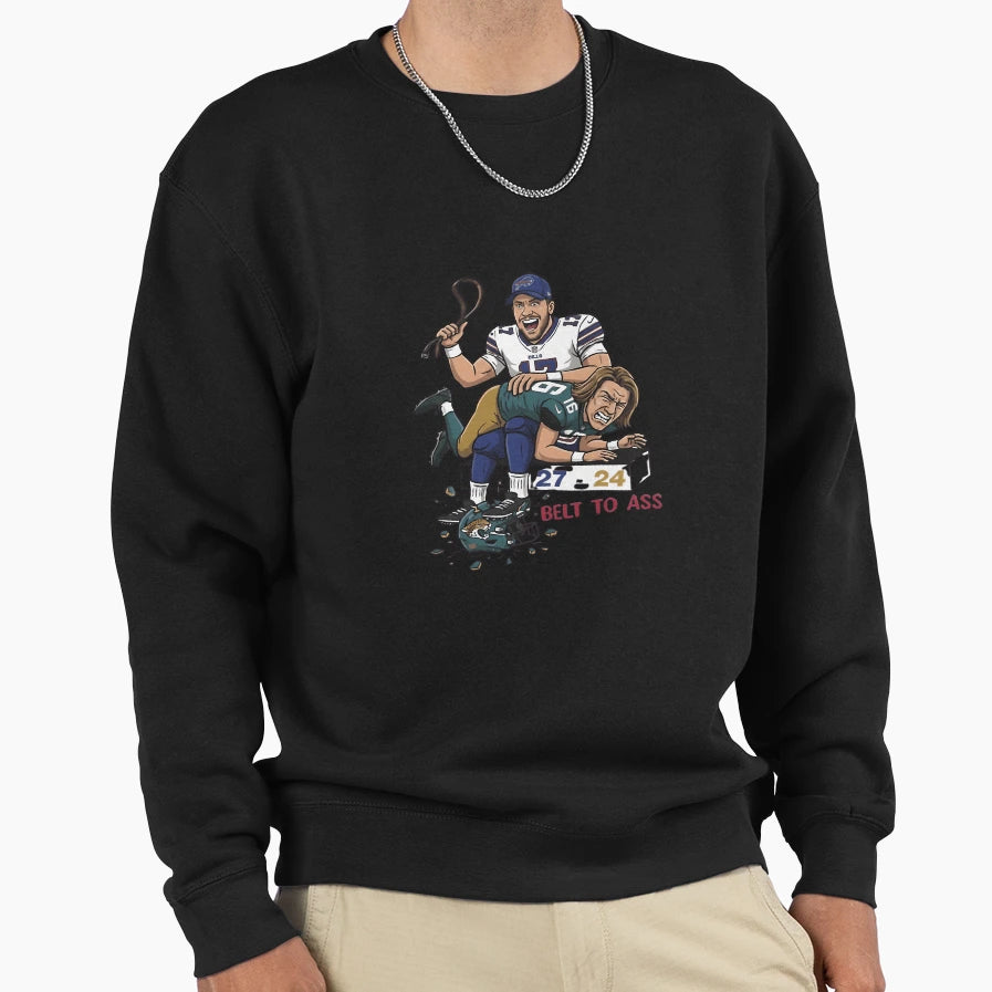 JA Trevor Lawrence Belt To Ass Sweatshirt - Aesthetic Graphic Unisex - T-Shirt, Sweatshirt, Hoodie