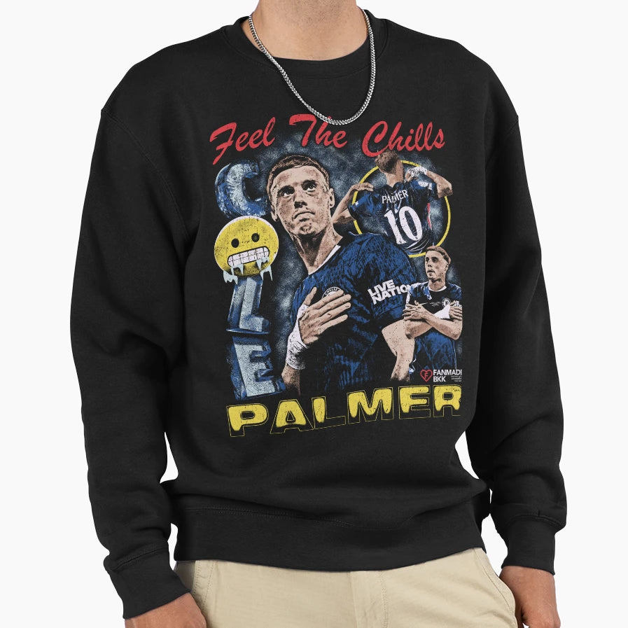 Cole Palmer Feel Chills Sweatshirt - Unique Graphic Men Women - T-Shirt, Sweatshirt, Hoodie