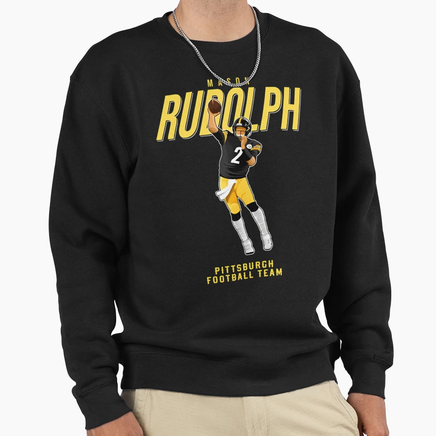 Mason Rudolph 2 Pittsburgh Sweatshirt - Streetwear Style Men Women - T-Shirt, Sweatshirt, Hoodie