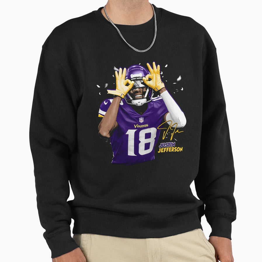 JJ Minnesota Griddy Sweatshirt - Fun Novelty Design Unisex - T-Shirt, Sweatshirt, Hoodie