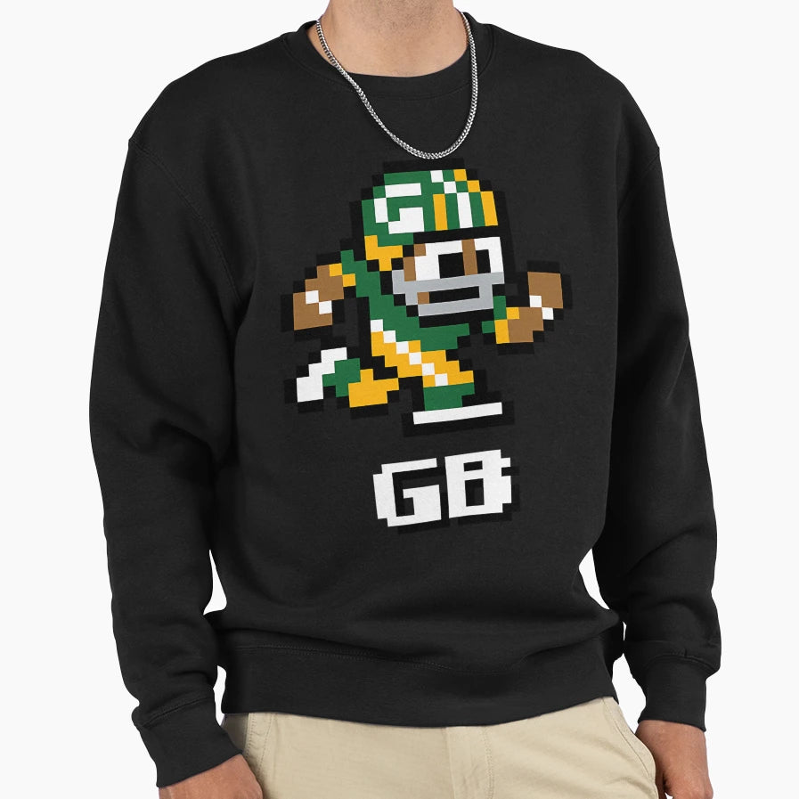 Green Bay Packers Tecmo Super Bowl Sweatshirt - Graphic Print Unisex - T-Shirt, Sweatshirt, Hoodie