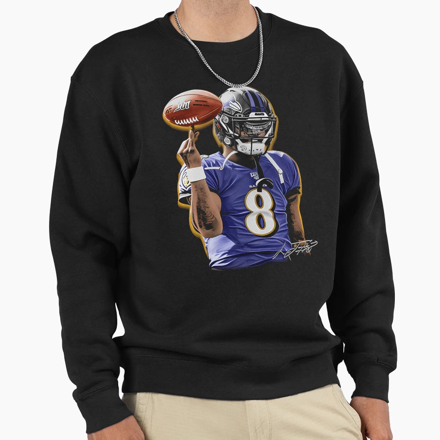 Lamar Ball Control Sweatshirt - Streetwear Style Men Women - T-Shirt, Sweatshirt, Hoodie