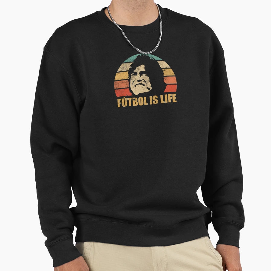 Futbol Is Life Sweatshirt - Graphic Print for Adults - T-Shirt, Sweatshirt, Hoodie