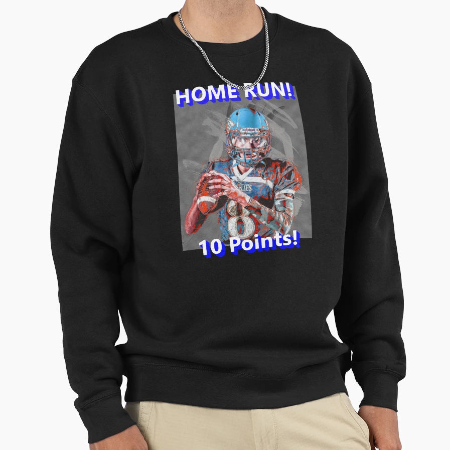 Home Run 10 Points Sweatshirt - Trendy Graphic for Adults - T-Shirt, Sweatshirt, Hoodie
