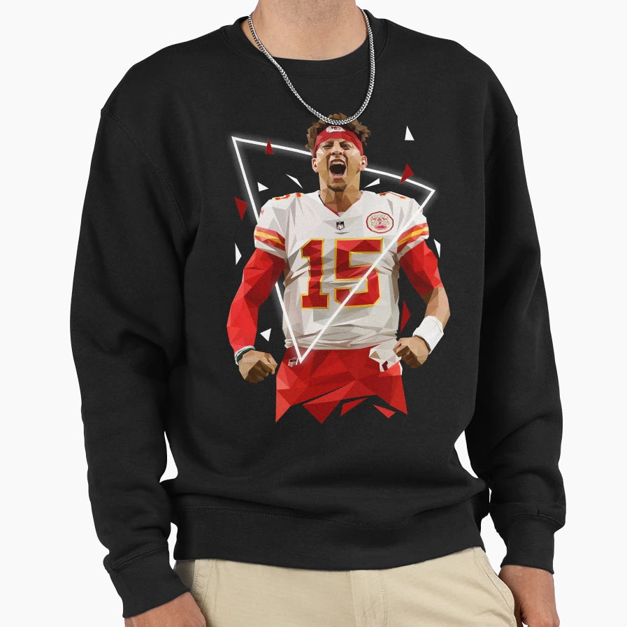 American Football Player Sweatshirt - Fun Novelty Design Unisex - T-Shirt, Sweatshirt, Hoodie