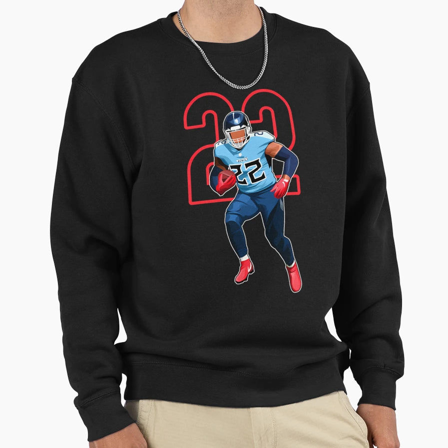 DH Tennessee 22 Number Sweatshirt - Novelty Apparel Men Women - T-Shirt, Sweatshirt, Hoodie