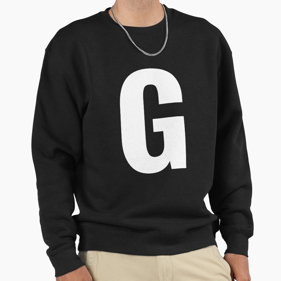 G Letter Abc Letter G Sweatshirt - Graphic Print Men Women - T-Shirt, Sweatshirt, Hoodie