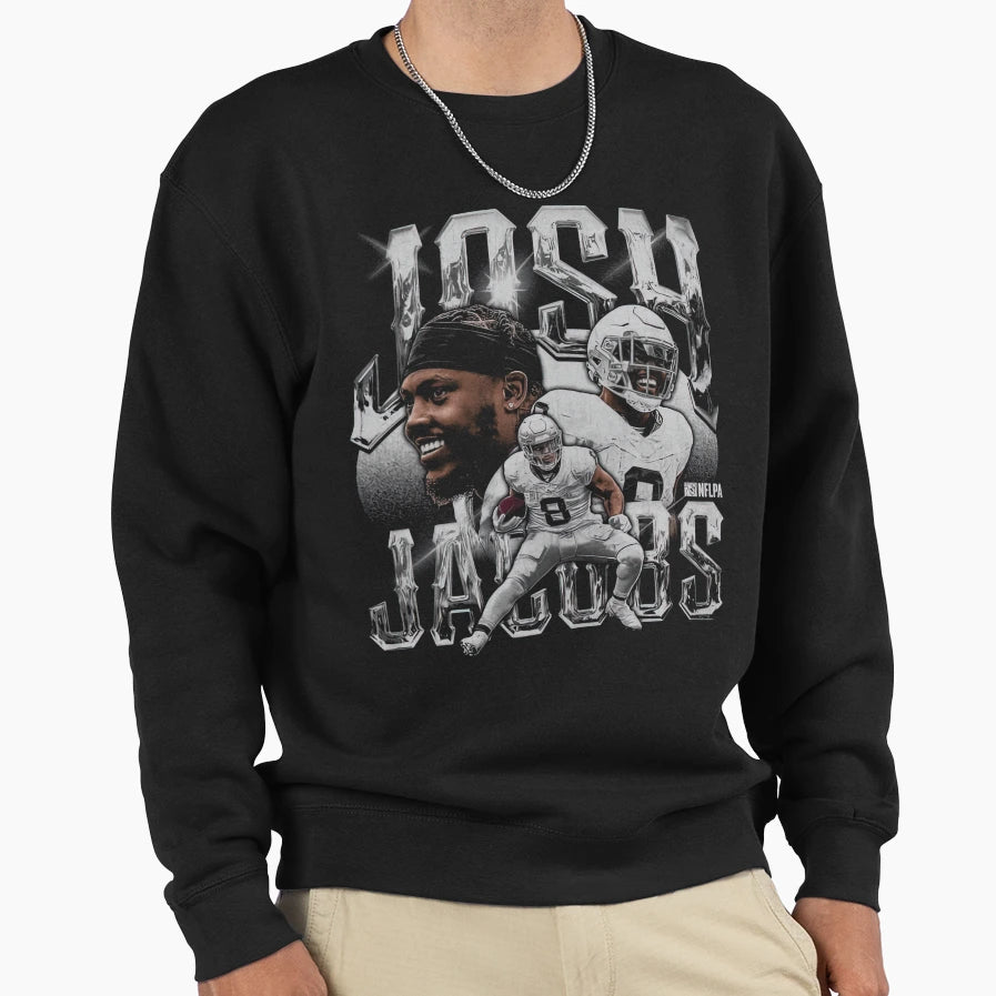 Josh Jacobs Las Vegas Sweatshirt - Fun Novelty Design for Adults - T-Shirt, Sweatshirt, Hoodie