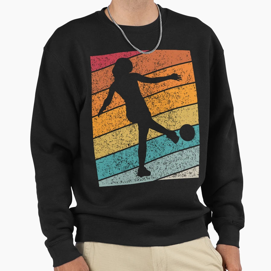 Female Soccer Football Outdoor Sports Sweatshirt - Unique Graphic Unisex - T-Shirt, Sweatshirt, Hoodie