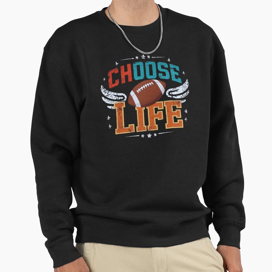 Choose Life Wham Sweatshirt - Graphic Print Unisex - T-Shirt, Sweatshirt, Hoodie
