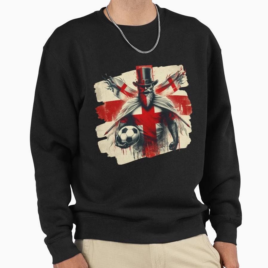 English Football Fan Sweatshirt - Aesthetic Graphic Unisex - T-Shirt, Sweatshirt, Hoodie