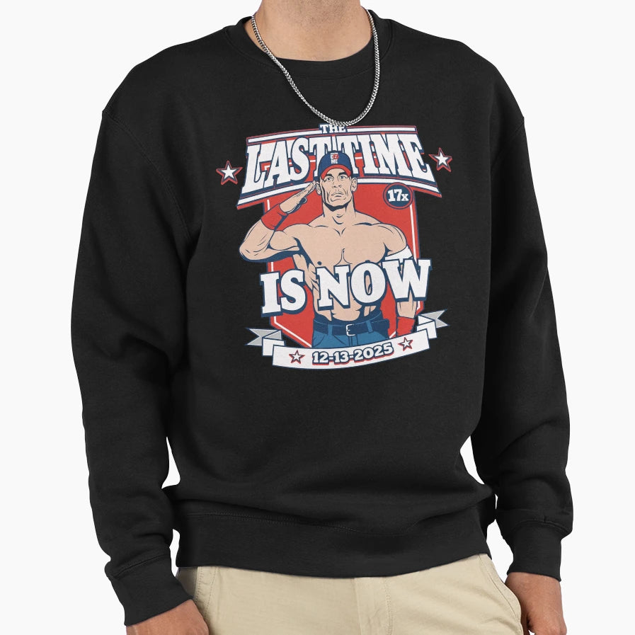 Last Time Is Now Tribute Wrestling Sweatshirt - Trendy Graphic for Adults - T-Shirt, Sweatshirt, Hoodie