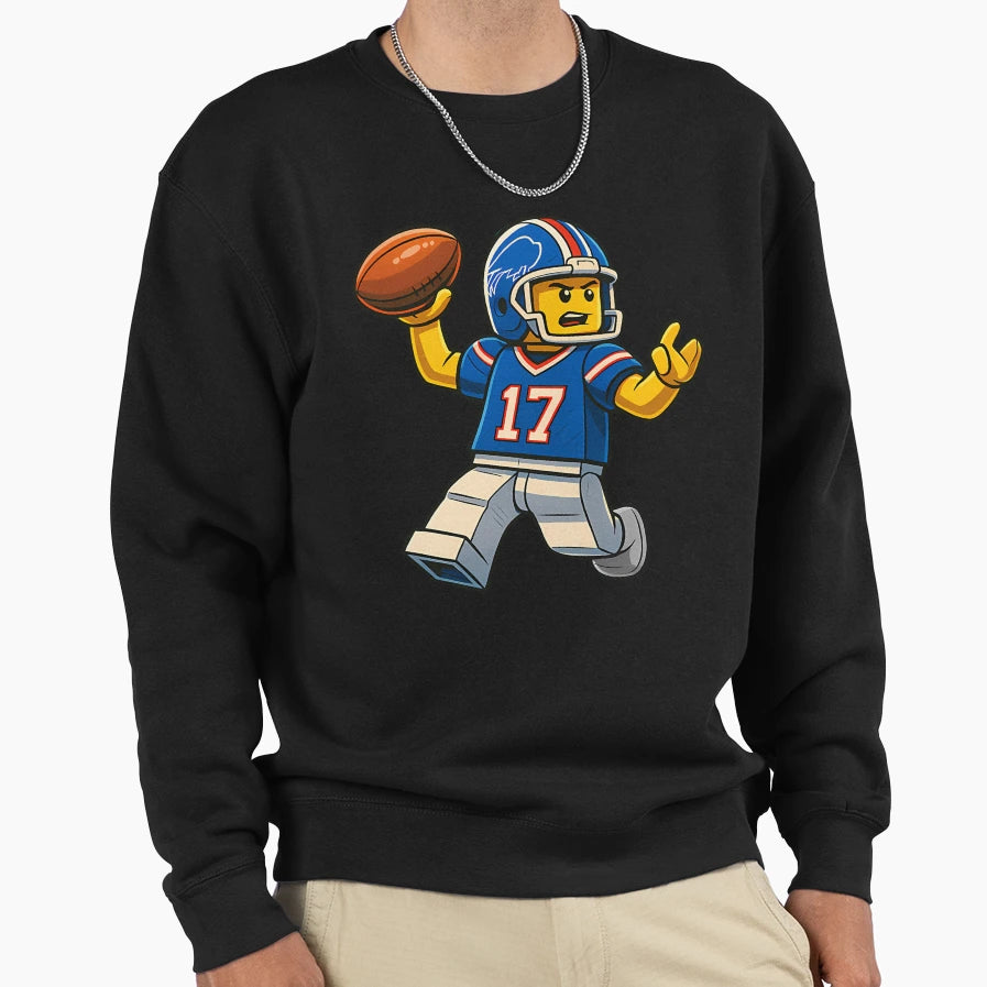 Block Allen American Footbal Sweatshirt - Novelty Apparel Men Women - T-Shirt, Sweatshirt, Hoodie