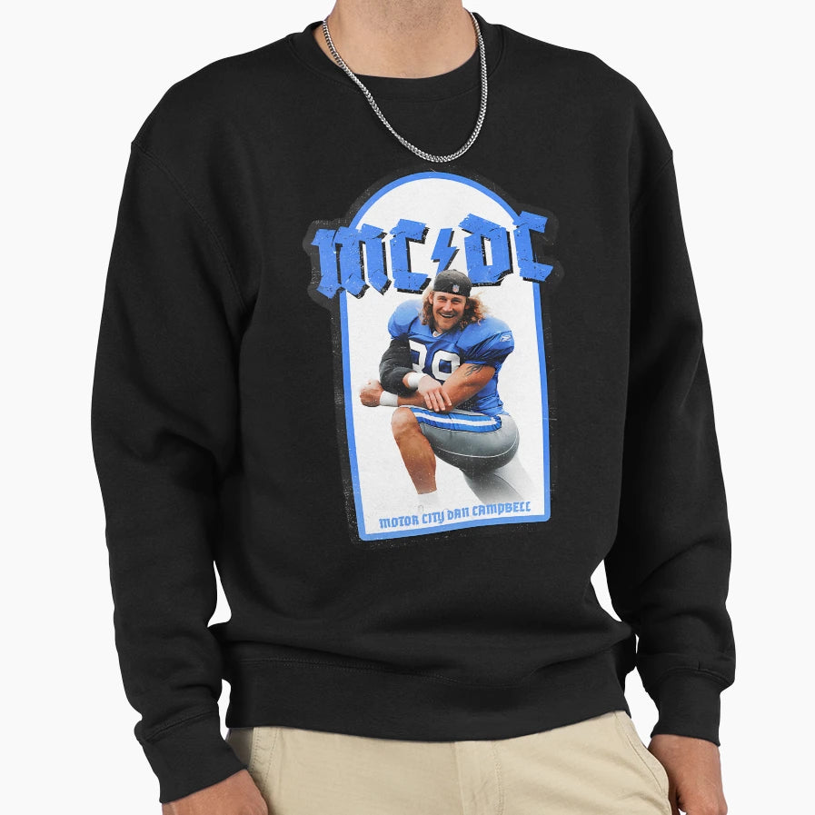 Detroit Lions Mcdc Dan Campbell Sweatshirt - Fun Novelty Design Unisex - T-Shirt, Sweatshirt, Hoodie