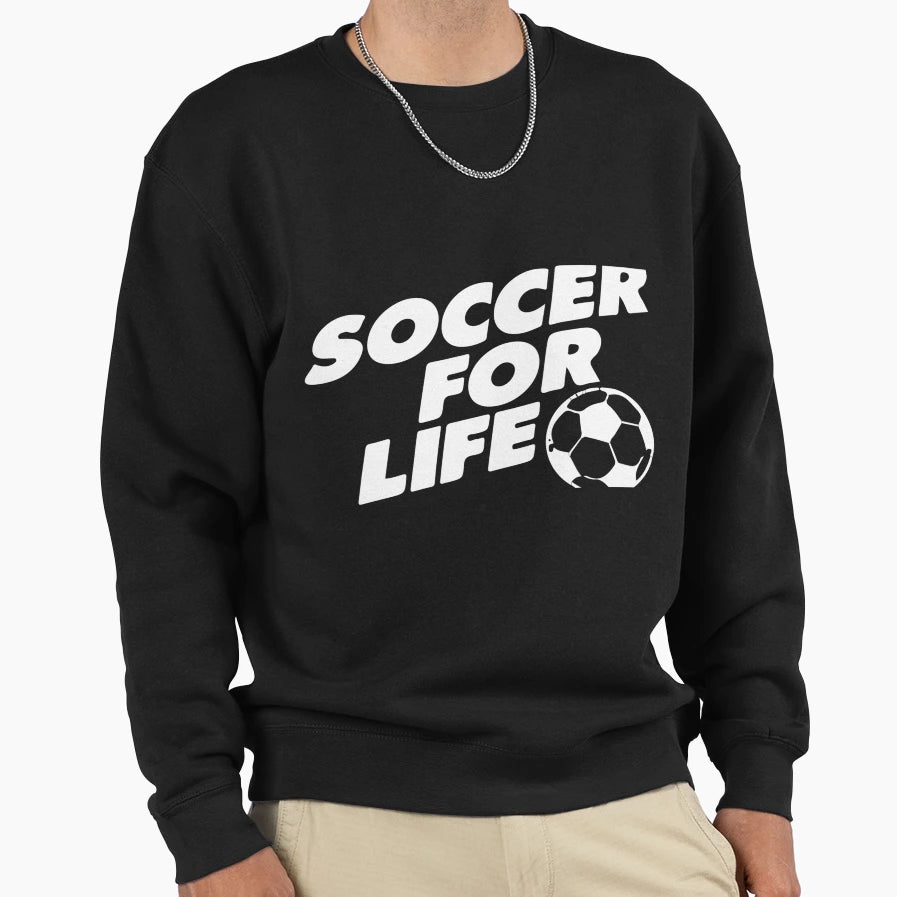 Soccer Life Sweatshirt - Minimalist Print Men Women - T-Shirt, Sweatshirt, Hoodie