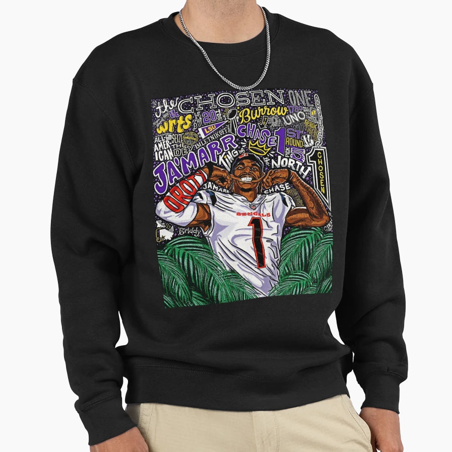 Jamarr Chase Sweatshirt - Fun Novelty Design Men Women - T-Shirt, Sweatshirt, Hoodie