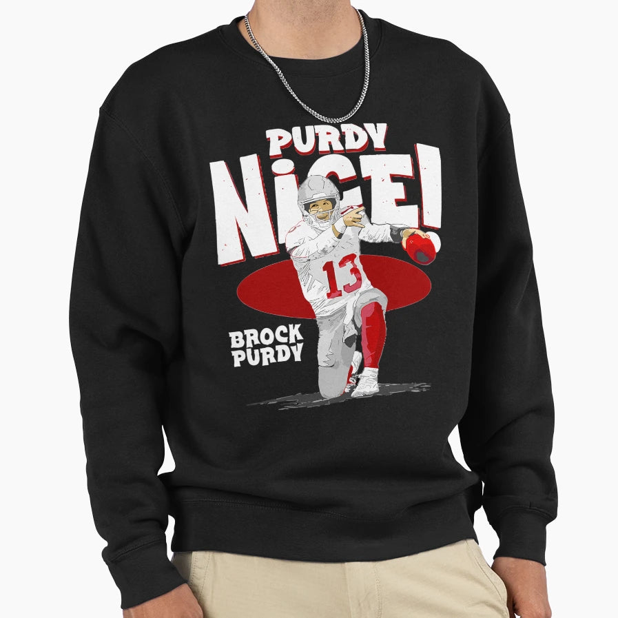 BP Purdy Nice Sweatshirt - Trendy Graphic Men Women - T-Shirt, Sweatshirt, Hoodie